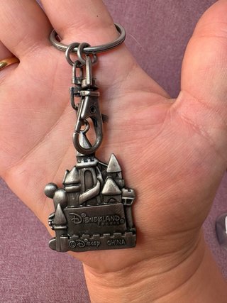 Llavero Disney Castillo Mickey Mouse Plata