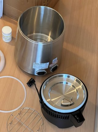 Destilador Agua VEVOR 6L Acero Inox 900W
