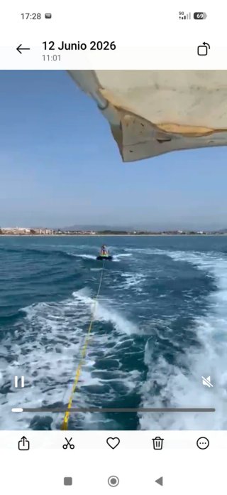 Salchicha hinchable para arrastre con barco o moto