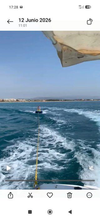 Salchicha hinchable para arrastre con barco o moto