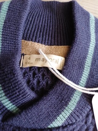 Jersey Mayoral niño azul. Talla 4 años.