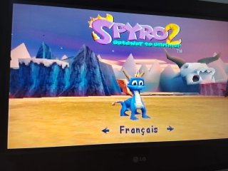 Spyro 2: Gateway to Glimmer PS1 Platinum