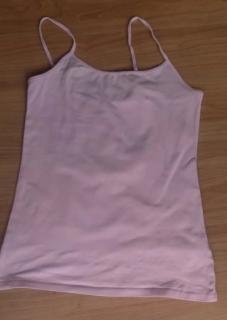 Camiseta tirantes rosa claro Talla XS