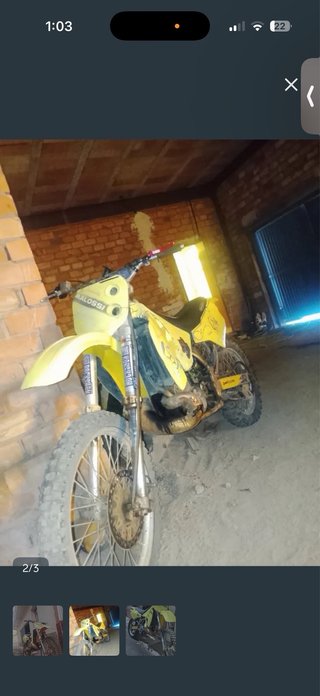 Suzuki RM 250 2T 1997 Amarillo