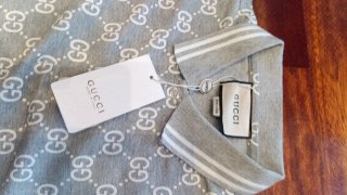 Polo Gucci Gris GG Monogram