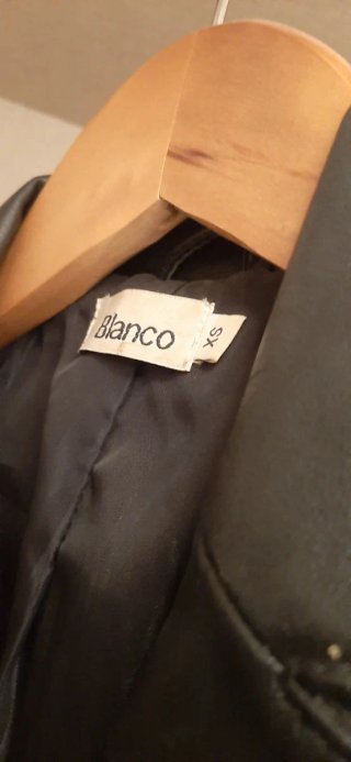 Chaqueta de piel entallada Talla XS mujer