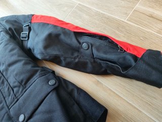 Chaqueta Moto REV'IT! Negra/Roja Talla 36