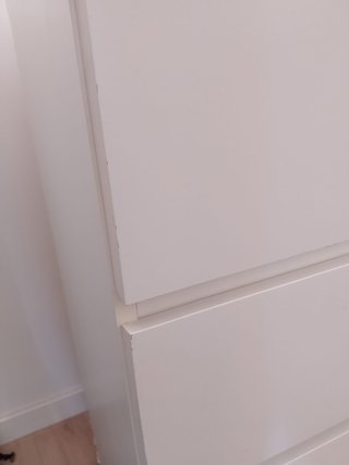 Cómoda Ikea MALM 4 cajones blanca