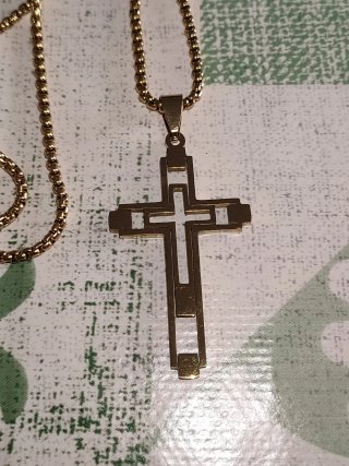 Collana Croce Crocifisso Fede Protezione