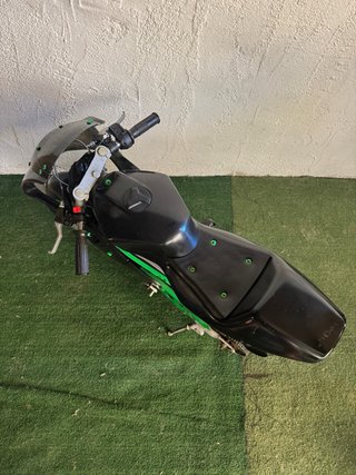 Mini Pocket Bike Negra y Verde
