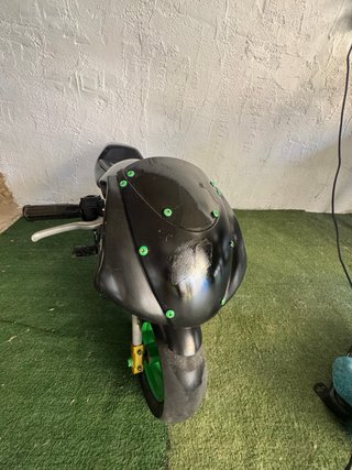 Mini Pocket Bike Negra y Verde