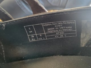 Dr Martens Merceditas Plataforma Eviee Talla 39