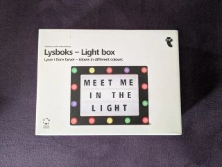 Caja de luces LED decorativa - Lysboks