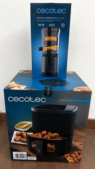 Lote Cecotec: Exprimidor y Freidora de Aire