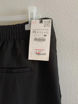 Pantalón Zara Negro Talla XXL