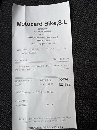 Casco Moto Jet 130R Kaizu V2 Blanco/Marrón