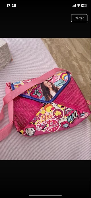 Bolso Soy Luna Multicolor y Rosa