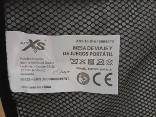 Bandeja portatil para juegos y comida para viaje