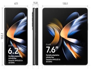 Samsung Galaxy Z Fold 4 256GB Negro