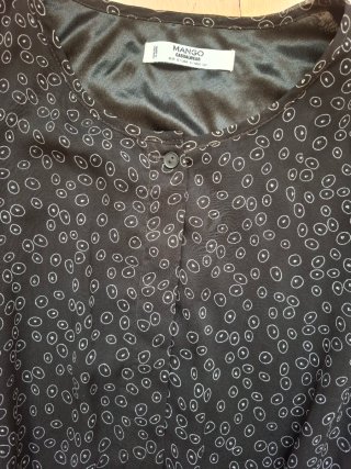 Vestido estampado talla S