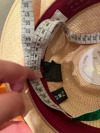 Auténtico Sombrero Panama Gold Lyon Talla M.