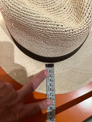 Auténtico Sombrero Panama Gold Lyon Talla M.