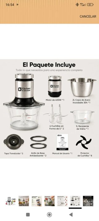 Picadora de carne Kitchen in the box