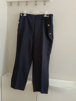 Pantalón Zara Azul Talla XXL