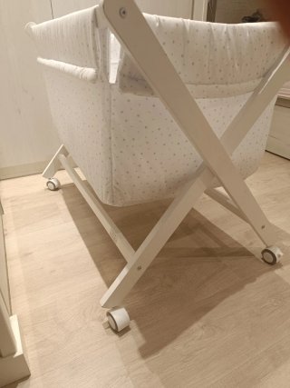 Minicuna tijera Interbaby con ruedas