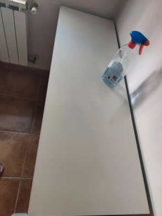 Tocador Malm Ikea Blanco con Cristal