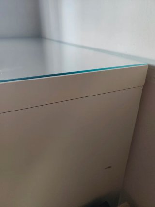 Tocador Malm Ikea Blanco con Cristal