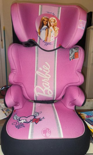 Silla de coche Barbie   y Frozen