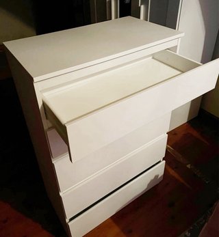 CÓMODA BLANCO MATE