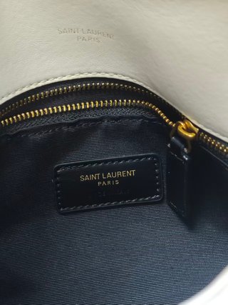Bolso YSL Nolita Mini Piel Cordero Blanco