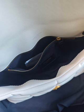 Bolso YSL Nolita Mini Piel Cordero Blanco