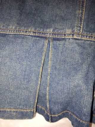 Falda pantalón vaquera corta