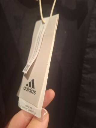 Chaqueta Adidas Negra y Blanca