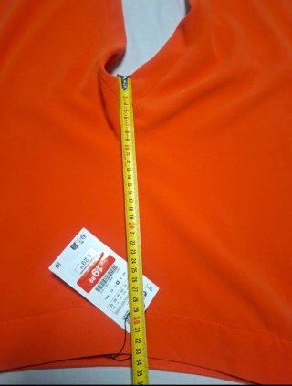 Pantalón Zara Flare Naranja Nuevo Talla M