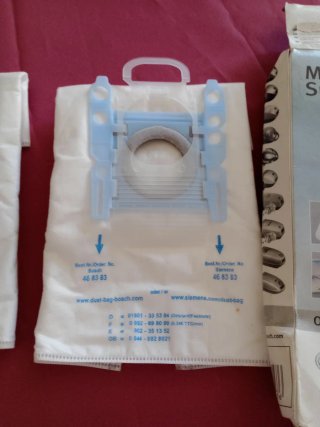 2 Bolsas Aspiradora Bosch/Siemens Type G
