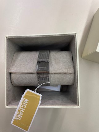 Reloj Michael Kors Mujer Plata y Blanco