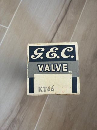 3 Válvulas GEC KT66 Made in England