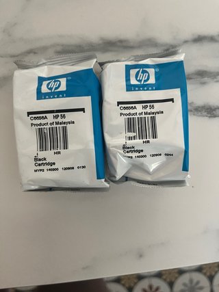 Pack 2 Cartuchos HP 56 Negro