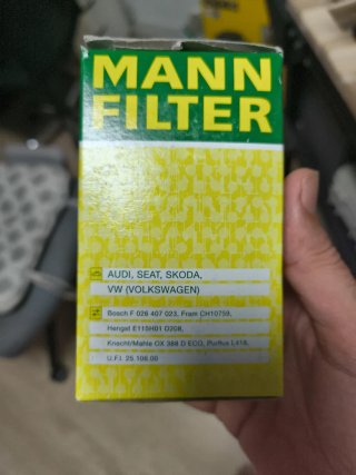 Filtro de aceite Mann HU 7008 z