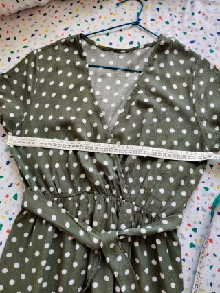 Vestido largo verano lunares