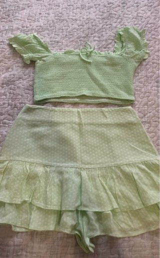 Conjunto Zara verde