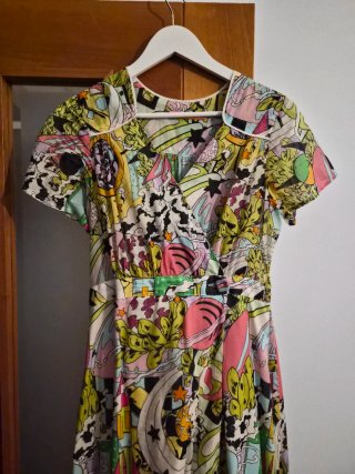 Vestido estampado Vilagallo Talla L