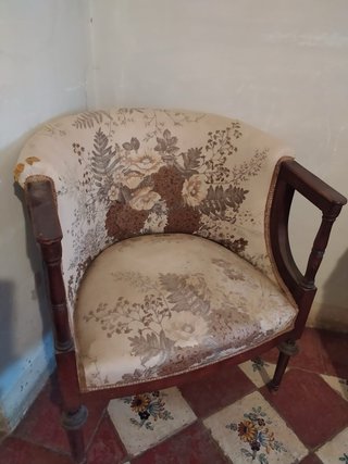 Conjunto Muebles Antiguos Sofá y Sillones