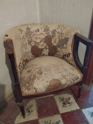 Conjunto Muebles Antiguos Sofá y Sillones