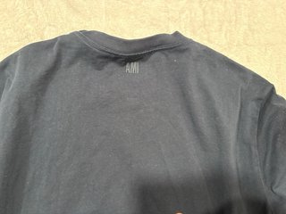 Camiseta Ami Paris Azul Marino Talla M