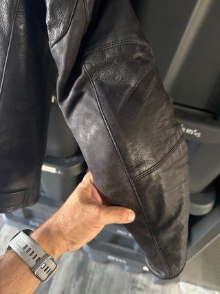 Chaqueta Moto Piel Dainese Negra Talla 52